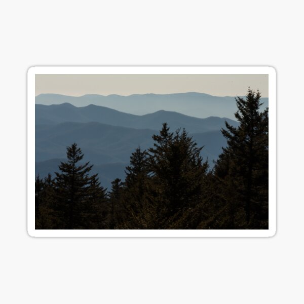 Winter Mountains Sticker