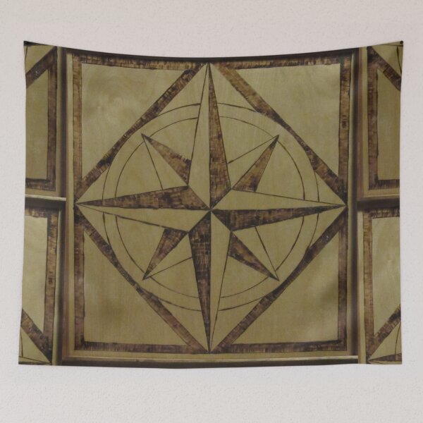 Item preview, Large wood burned star designed and sold by brokenarrowink.