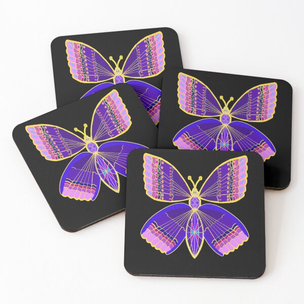 Item preview, Purple Butterfly Emoji Cute Kawaii Epilepsy Awareness designed and sold by sasijaya.