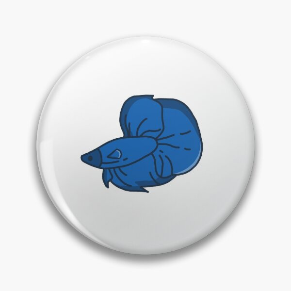 Item preview, blue betta fish designed and sold by shopsanguine.