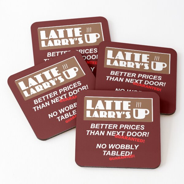 Item preview, Latte Larrys Coffee Shop designed and sold by cisenakenak.