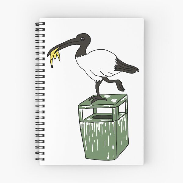 Artikelvorschau, Ibis essen Bananenschale auf Poo bedeckt Bin entworfen und verkauft von SimpleJoyStyle.