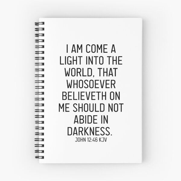 Item preview, John 12:46 KJV designed and sold by Logosdesignshop.