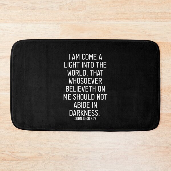 Item preview, John 12:46 KJV designed and sold by Logosdesignshop.