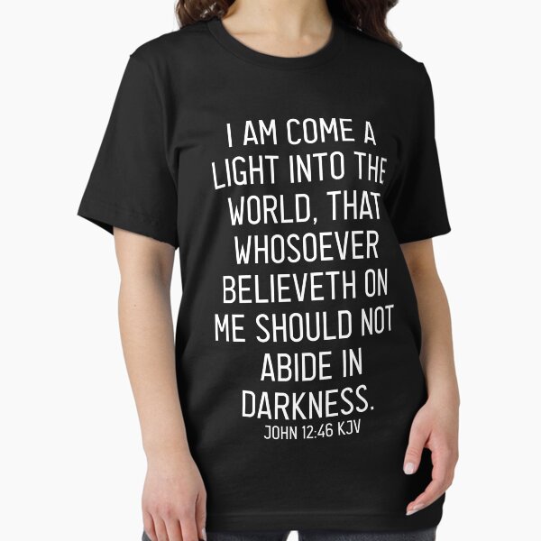 Item preview, John 12:46 KJV designed and sold by Logosdesignshop.
