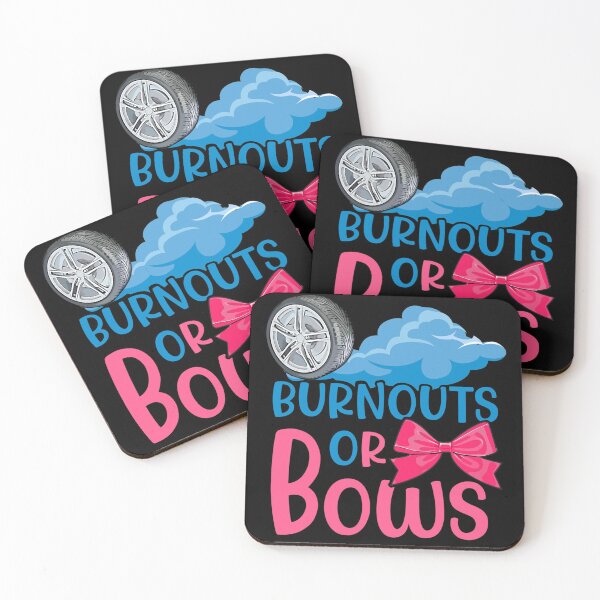 Item preview, Burnouts Or Bows Gender Reveal Party Idea For Mom And Dad designed and sold by Kinalan.