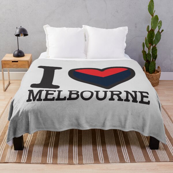 Item preview, "Me encanta Melbourne" AFL & AFLW Inspired Apparels, merchandising, camisetas, leggings, falda, máscara, delantal, bolsa ecológica designed and sold by Ink Inc.