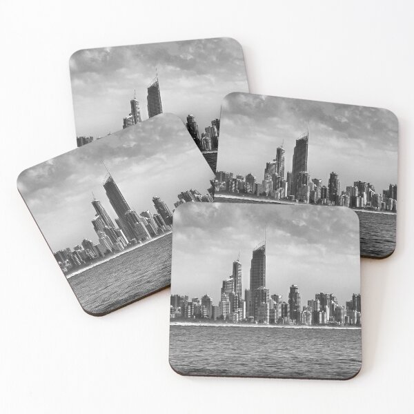 Item preview, Surfers Paradise city beach panorama designed and sold by khals1.