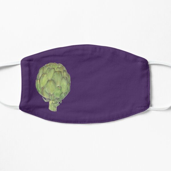 Watercolor Artichoke Flat Mask