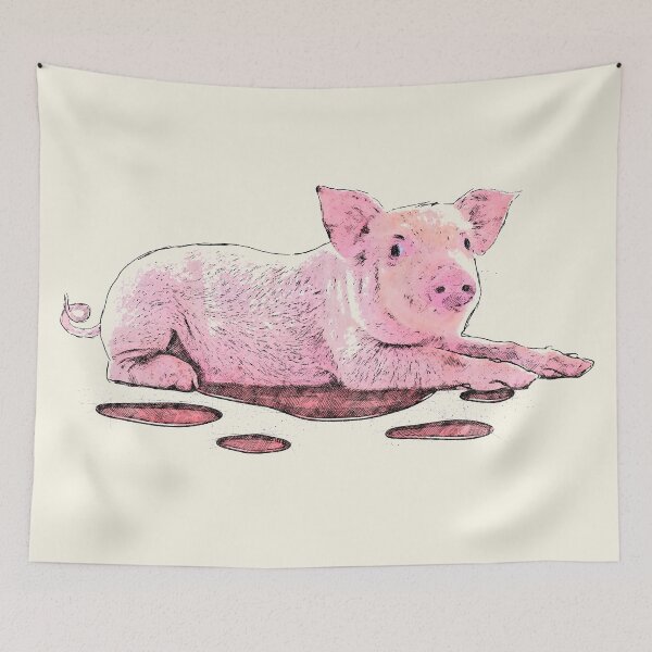 Item preview, Pig in the mud designed and sold by shokA Design.