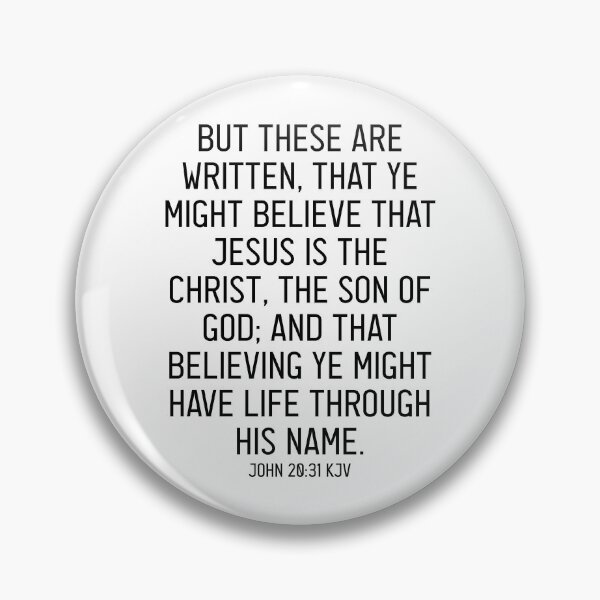 Item preview, John 20:31 KJV designed and sold by Logosdesignshop.