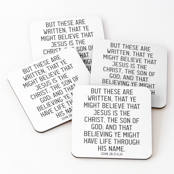 Item preview, John 20:31 KJV designed and sold by Logosdesignshop.