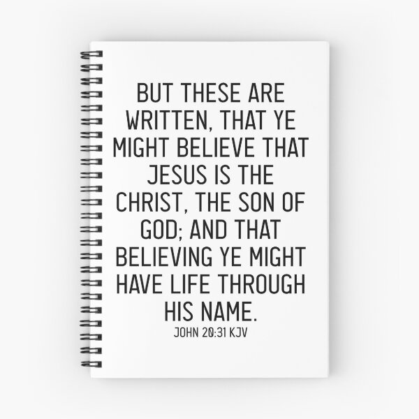 Item preview, John 20:31 KJV designed and sold by Logosdesignshop.