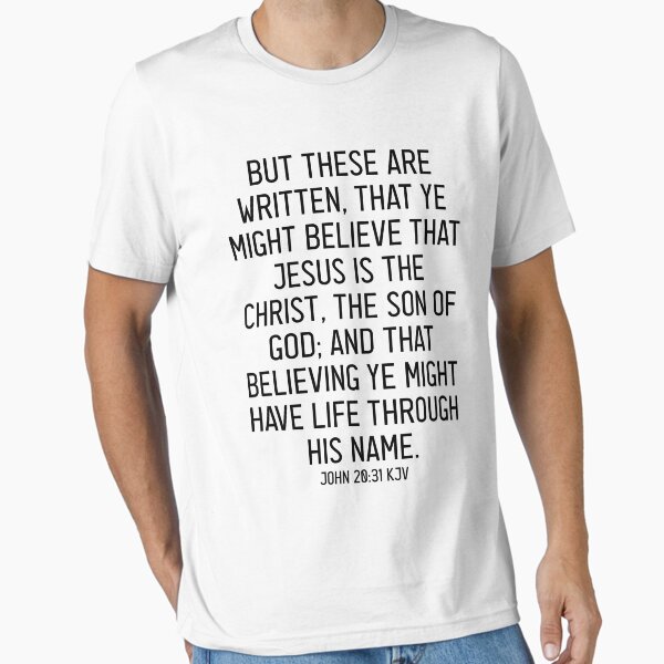 Item preview, John 20:31 KJV designed and sold by Logosdesignshop.