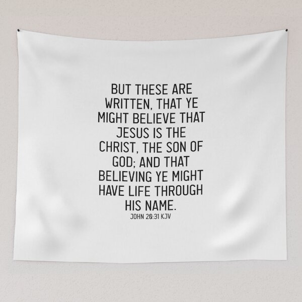 Item preview, John 20:31 KJV designed and sold by Logosdesignshop.