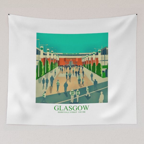 Item preview, The Celtic Way White Framed Poster Canvas Sticker designed and sold by thebeardedscot.