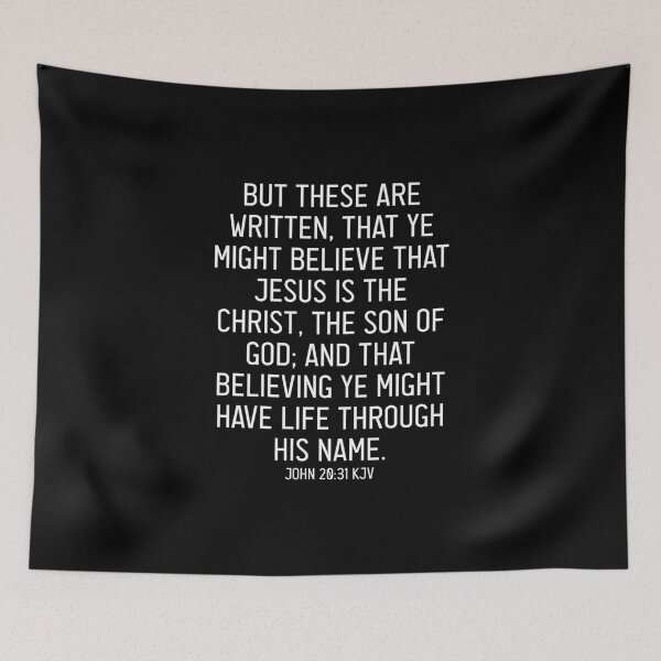 Item preview, John 20:31 KJV designed and sold by Logosdesignshop.
