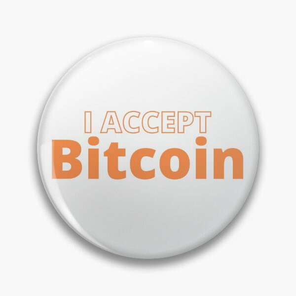 Item preview, I Accept Bitcoin designed and sold by Scubaloppy.