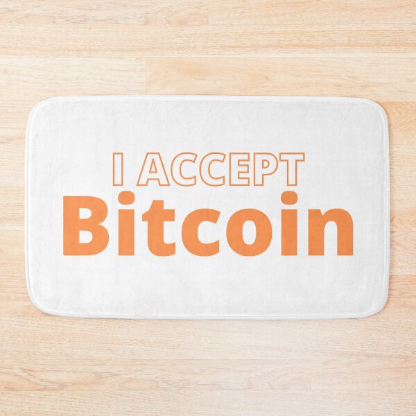 Item preview, I Accept Bitcoin designed and sold by Scubaloppy.