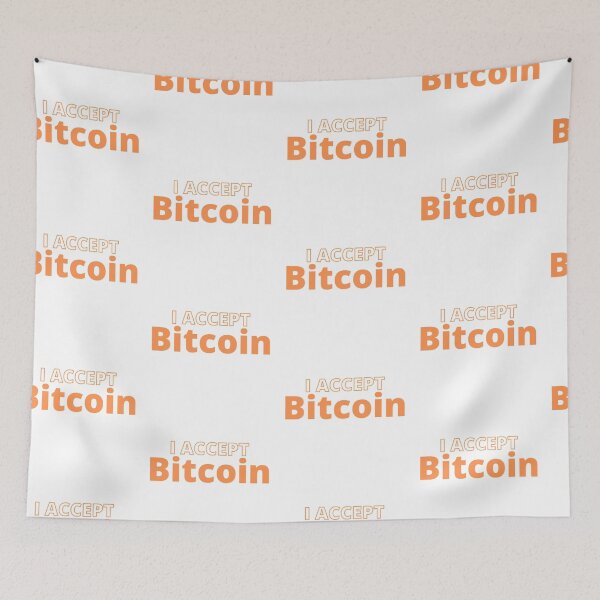 Item preview, I Accept Bitcoin designed and sold by Scubaloppy.