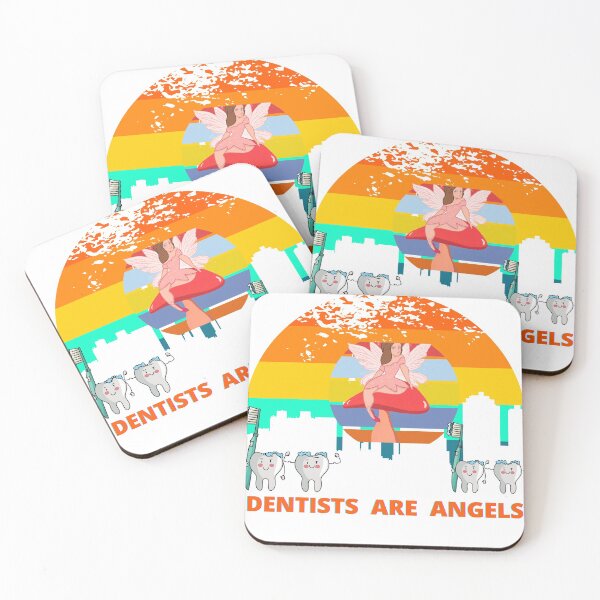 Item preview, dentists are angels designed and sold by IBOtshirt.