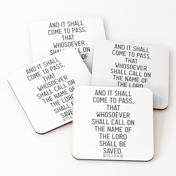 Item preview, Acts 2:21 KJV designed and sold by Logosdesignshop.