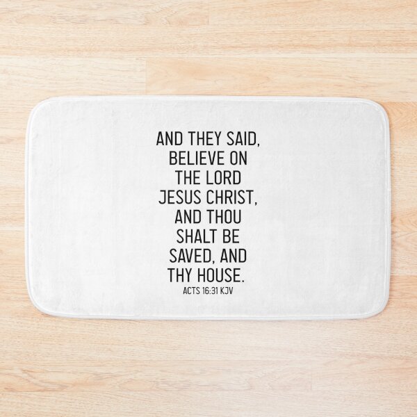 Item preview, Acts 16:31 KJV designed and sold by Logosdesignshop.
