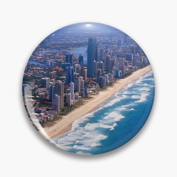Item preview, Surfers Paradise from helicopter designed and sold by khals1.