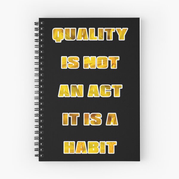 Item preview, Quality Is Not An Act It Is A Habit designed and sold by sasijaya.