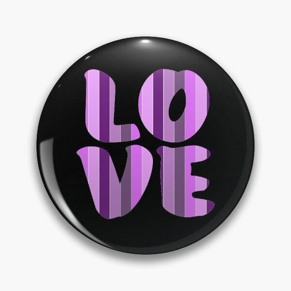 Item preview, Letters spelling LOVE with colorful stripes designed and sold by With My Hands By K.