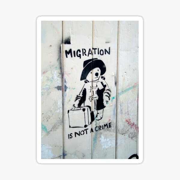 Migration Is Not A Crime Sticker