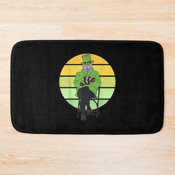 Item preview, St Patricks Day Bernie Sanders Mittens Meme Inauguration designed and sold by birdmorrison.