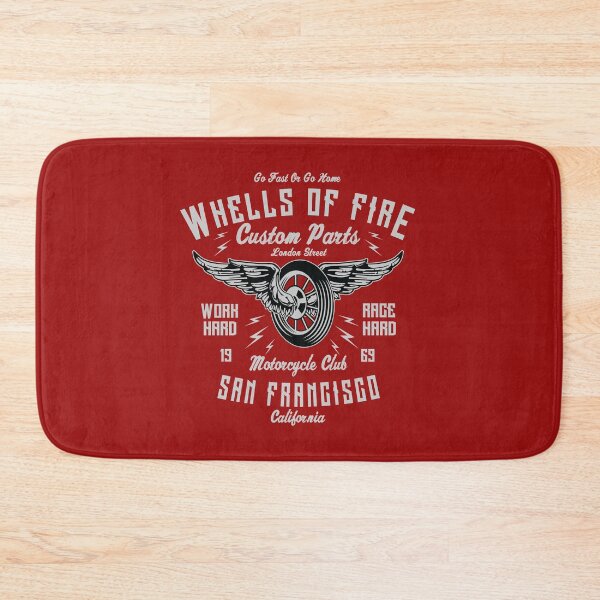 Item preview, Vintage Motorcycle: Wheels of Fire designed and sold by CitizenAwear.