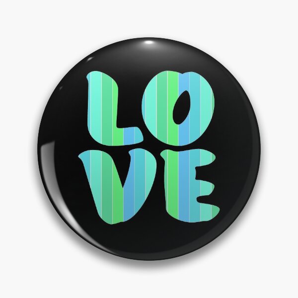 Item preview, Letters spelling LOVE with colorful stripes designed and sold by With My Hands By K.