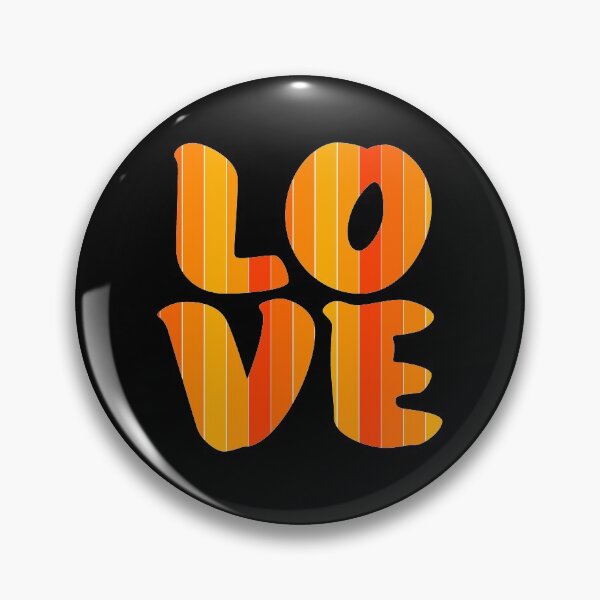 Item preview, Letters spelling LOVE with colorful stripes designed and sold by With My Hands By K.