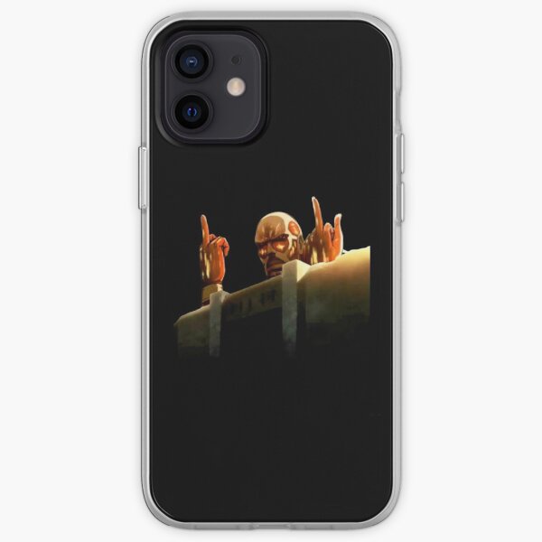 Attaque colossale des titans sur les titans - SnK - Conception drôle Coque souple iPhone