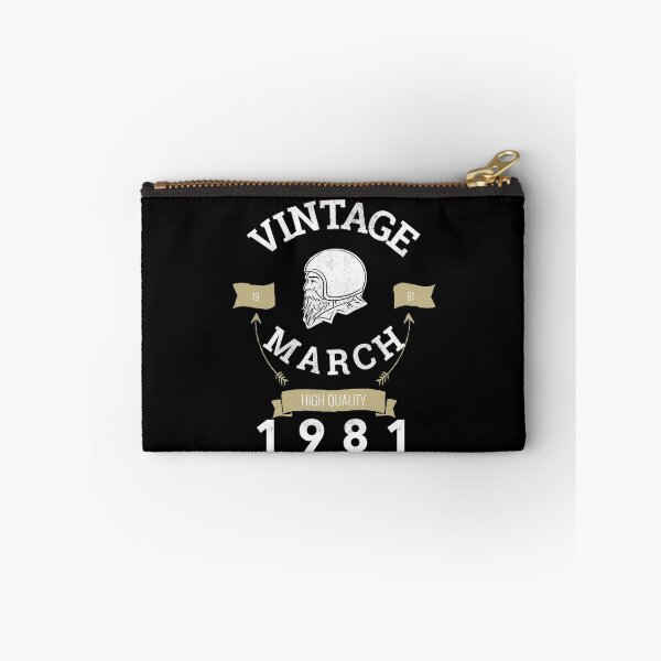 Item preview, March 1981 Birthday Vintage Birthday Gift For Dads, Uncles and Brothers designed and sold by BigJackTees.