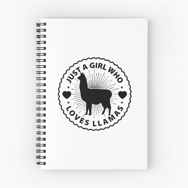 Item preview, Just A Girl Who Loves Llamas | Adorable Alpaca designed and sold by GravitiTees.