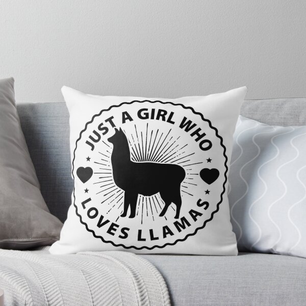 Item preview, Just A Girl Who Loves Llamas | Adorable Alpaca designed and sold by GravitiTees.