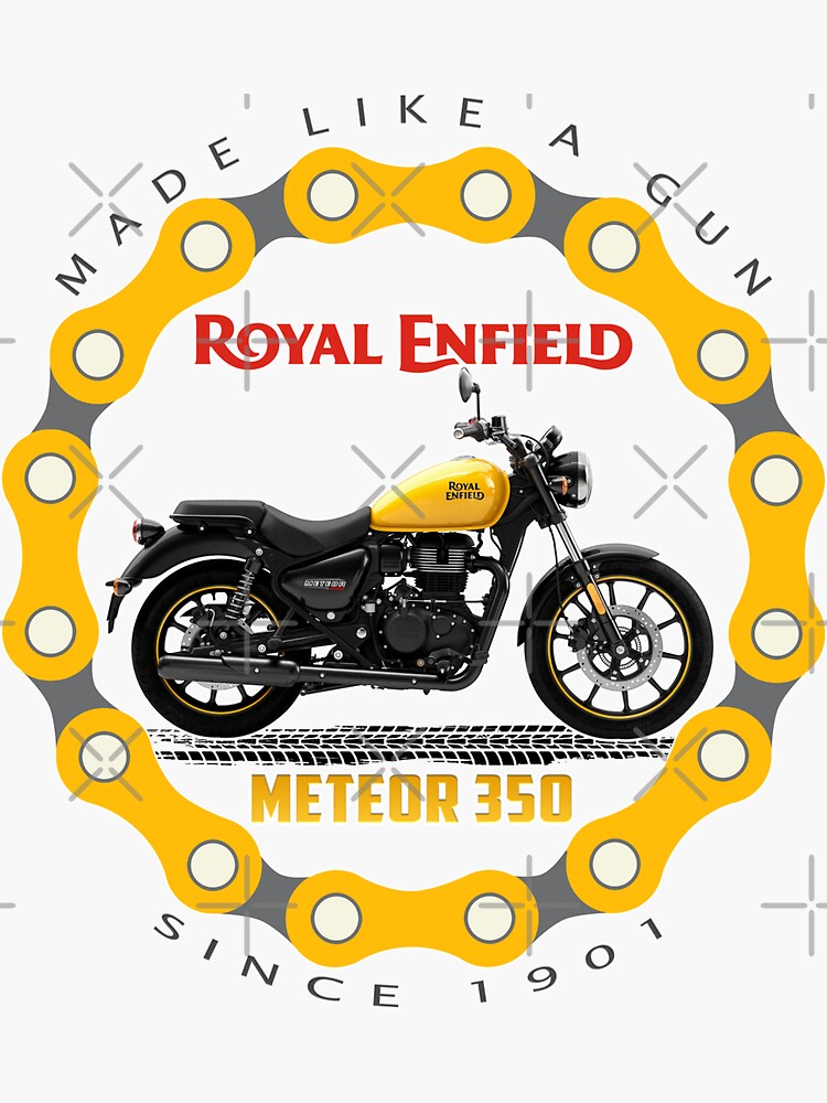 Royal Enfield Meteor 350 Motorcycle Sticker For Sale By Ramkumar9962 Redbubble 6444