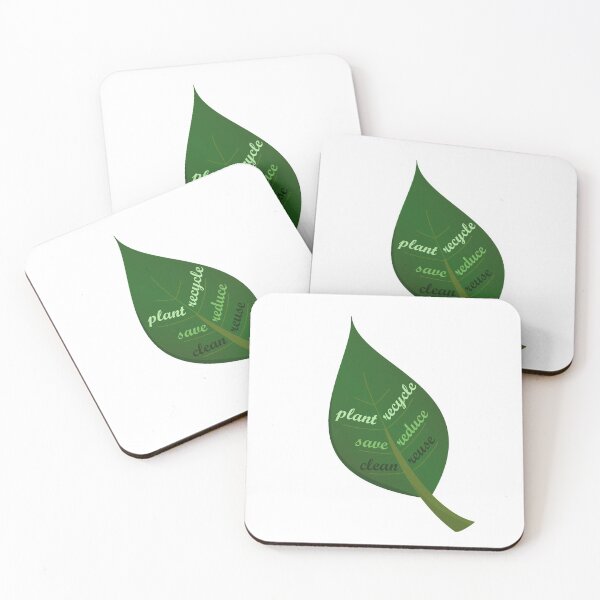 Item preview, Leaf with environmental actions designed and sold by galax-C.