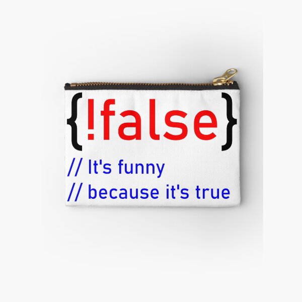 Aperçu de l'œuvre ! flase - C'est drôle parce que c'est vrai - Informatik - Nerd - fun4m3 créée et vendue par IchBinChrist.