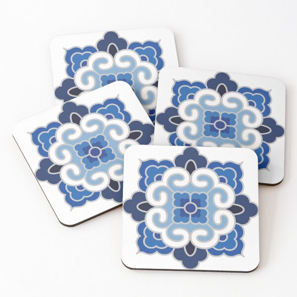 Item preview, Korean Traditional Beige Pattern Style 16 on White BG designed and sold by FollowtheOrigin.