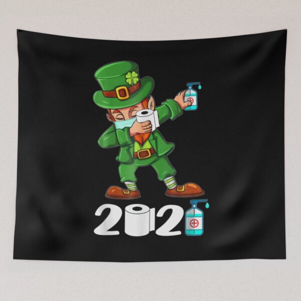 Item preview, St Patricks Day Dabbing Leprechaun In A Mask 2021 Funny  designed and sold by AnnaGails.