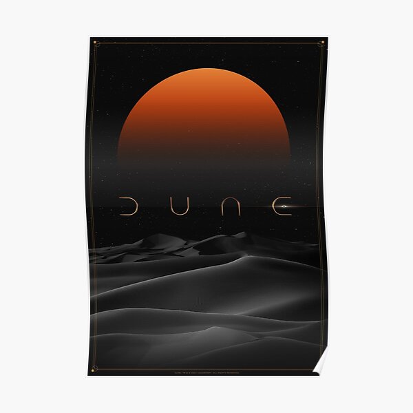 DUNE Sunset Poster