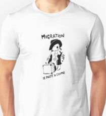 Migration Is Not A Crime - Banksy Unisex T-Shirt