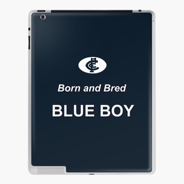 Born and Bred a Carlton Blue Boy iPad Skin