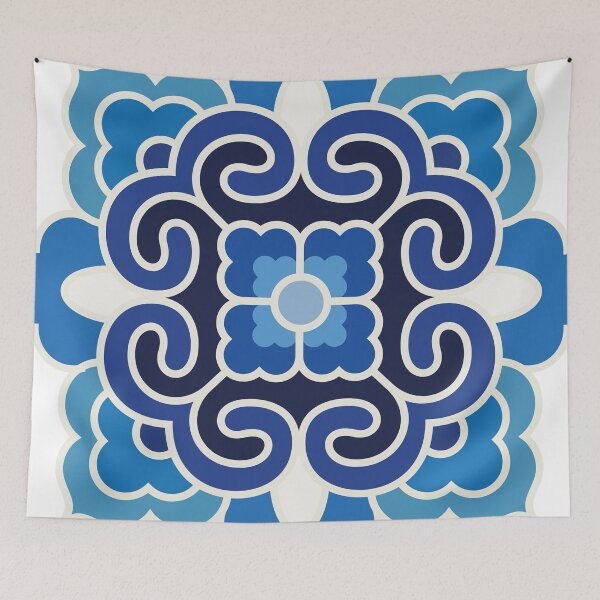 Item preview, Korean Traditional Beige Pattern Style 18 on White BG designed and sold by FollowtheOrigin.