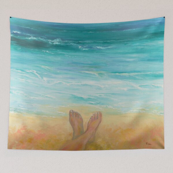 Item preview, Feet on the Beach by Vivian Falk designed and sold by Vivian Falk.