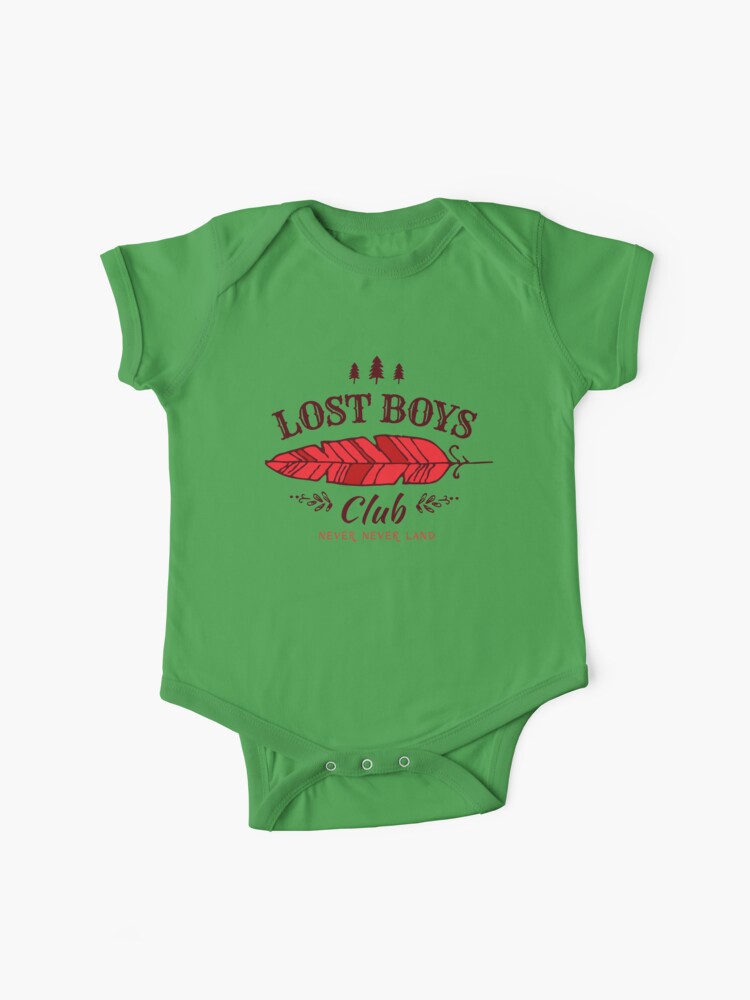 retro-city-threads Lost Boys Peter Pan Neverland Island Custom Baseball Jersey (Green) Adult Small